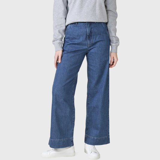 Lydia denim pant dark blue stonewash