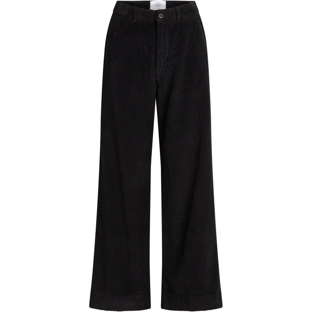 Lydia jumbo corduroy pant - black