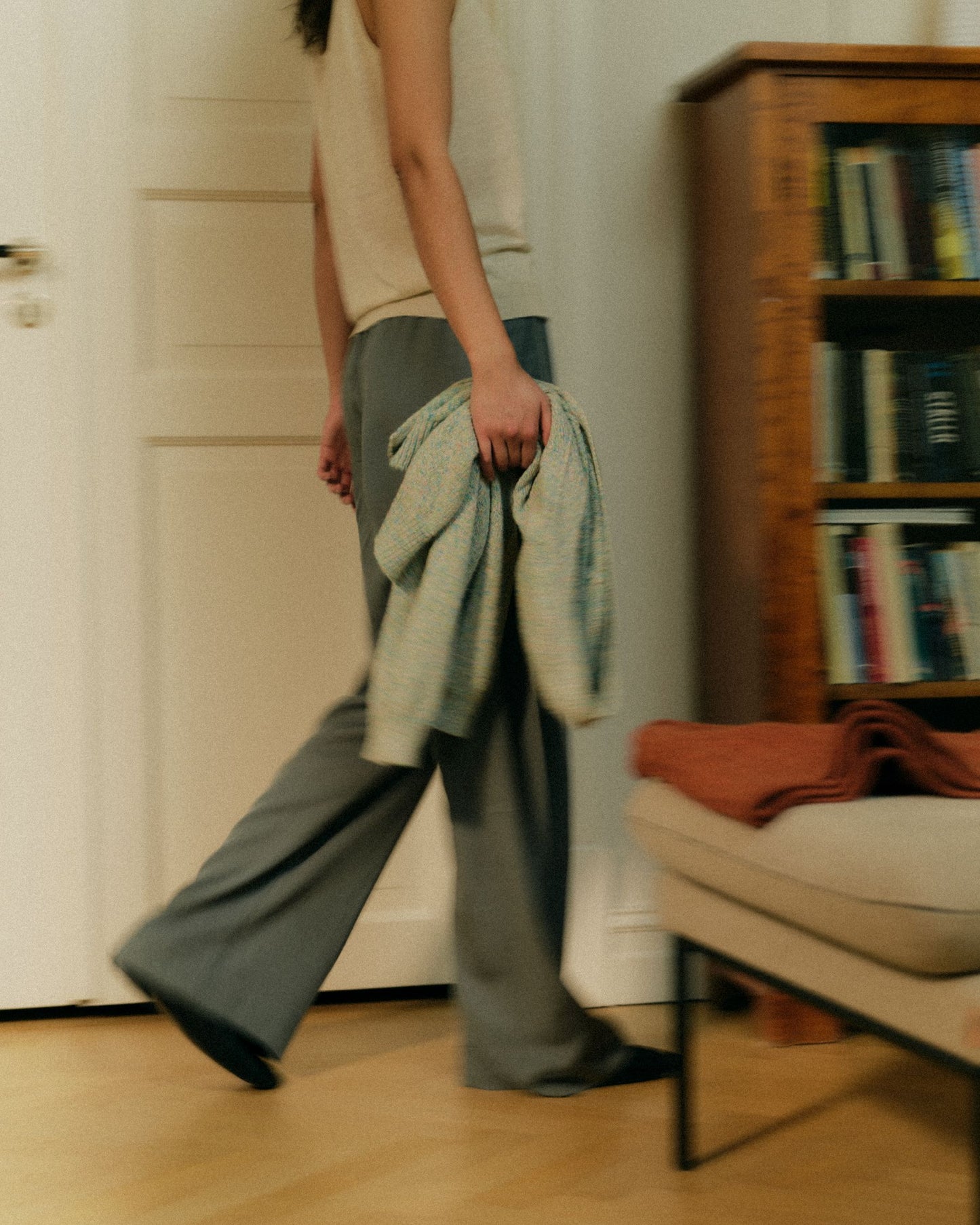 Thea flowy tencel pant - Lagoon green
