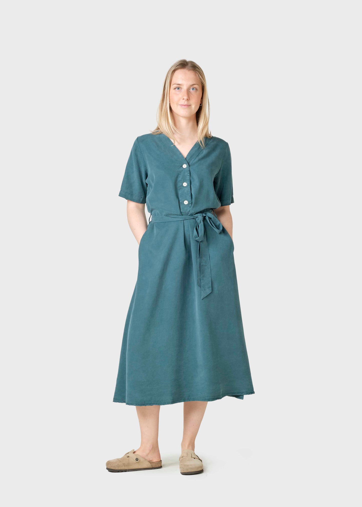 Pernille dress moss green