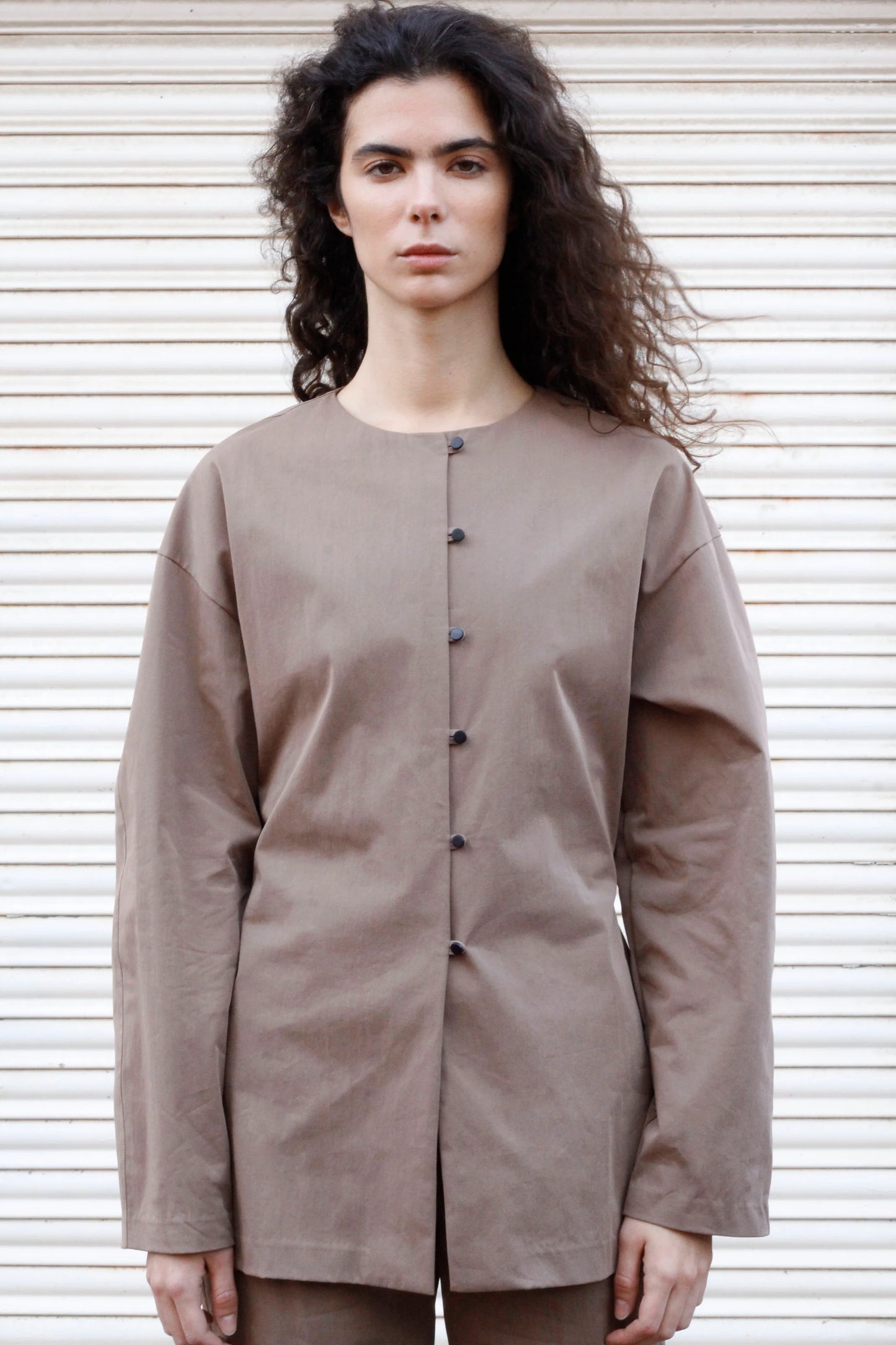 GLASS SHIRT Button-Down Shirt with Tie
