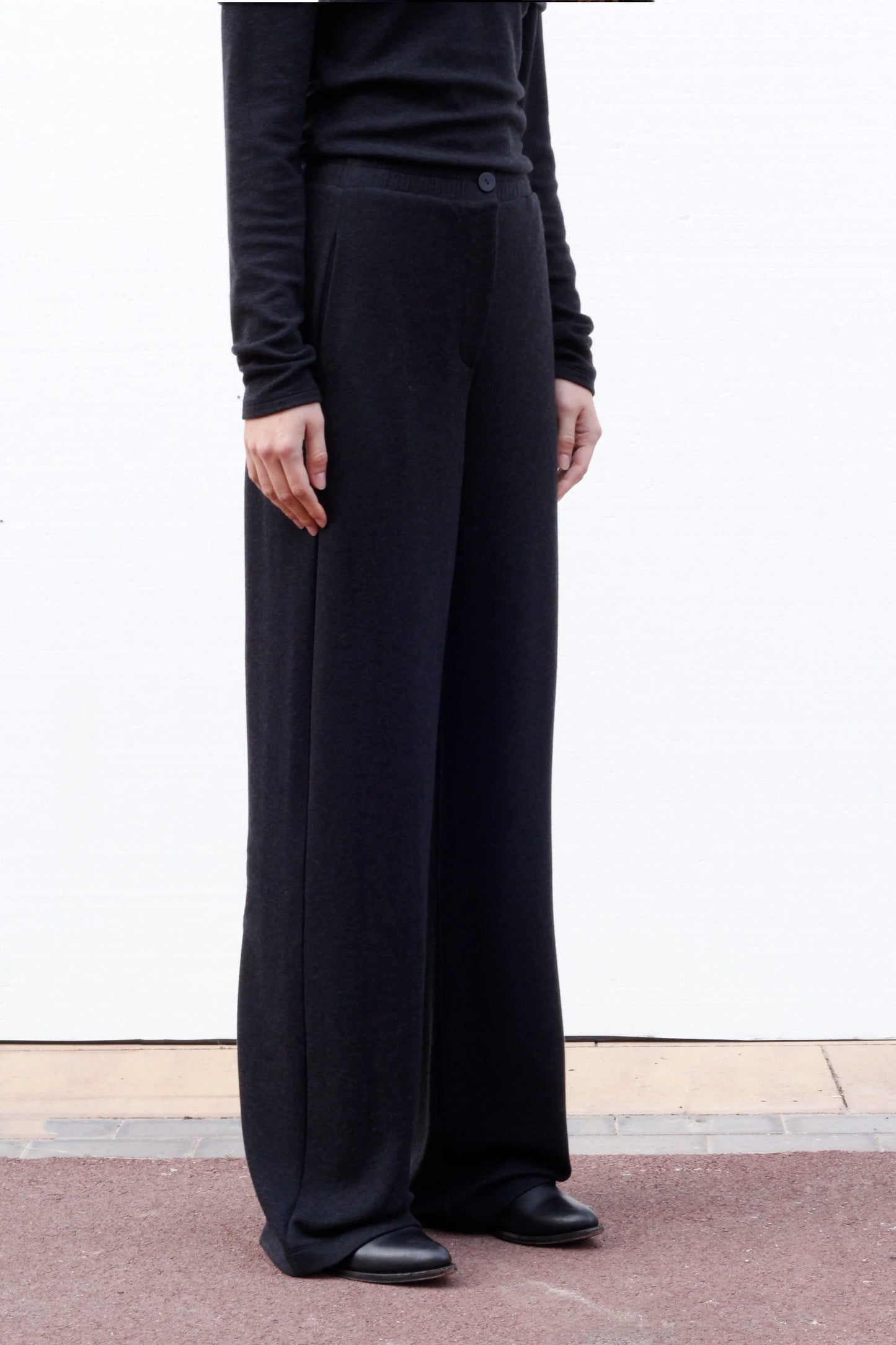 TORCE TROUSERS High-Waisted Knitted Trousers