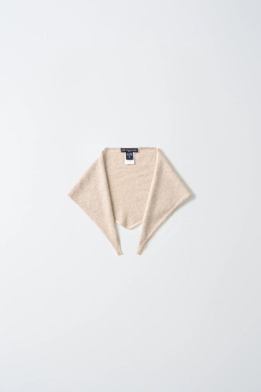 Triangle scarf - oatmeal