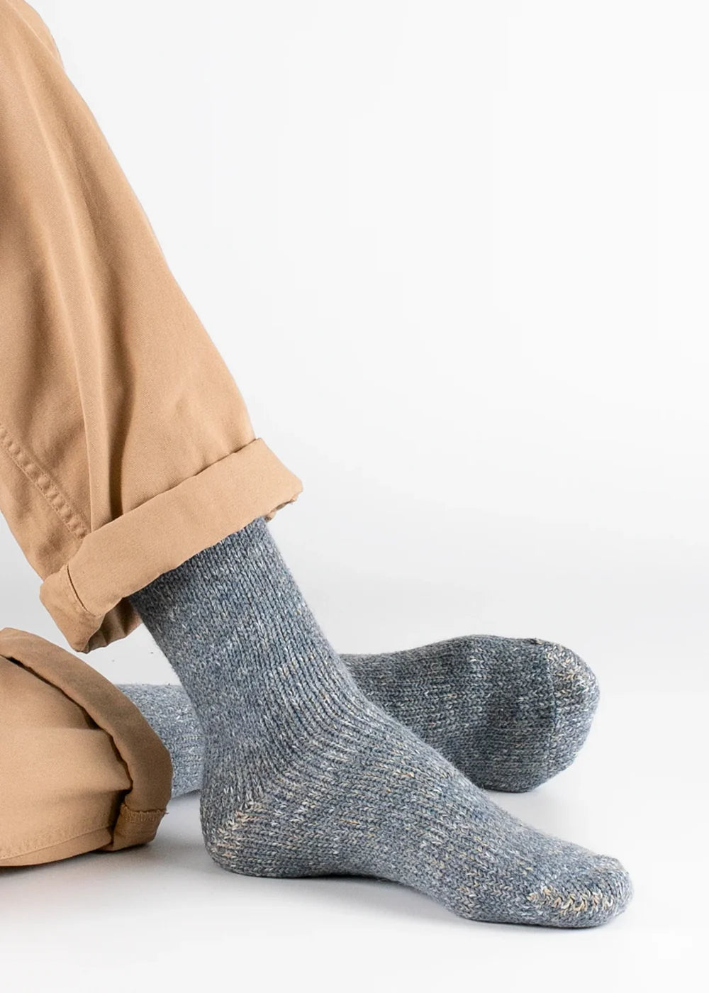 Wool collection recycled - blue socks