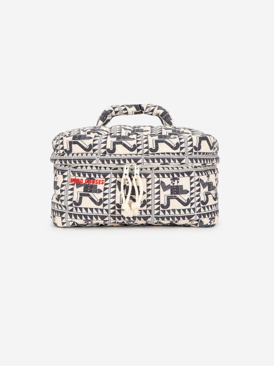 Quilted travel pouch