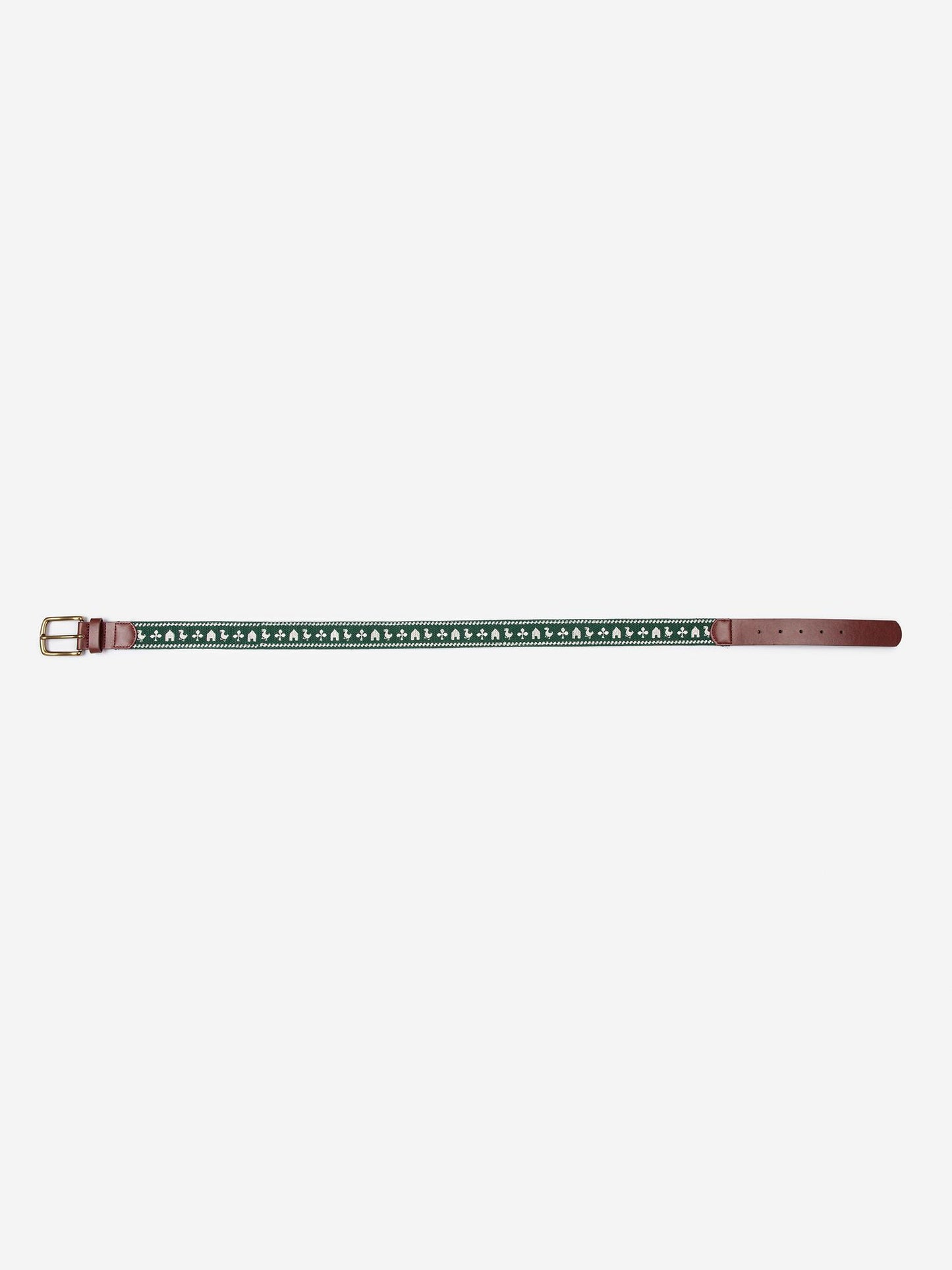 Embroidered belt