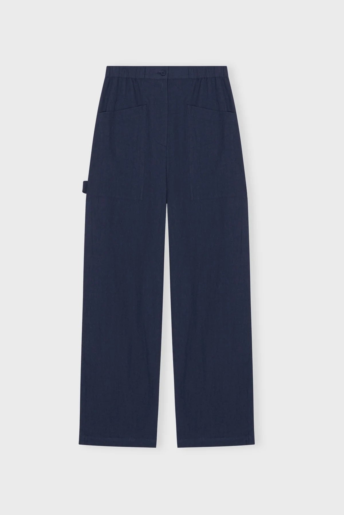Everly pants crepe navy blue
