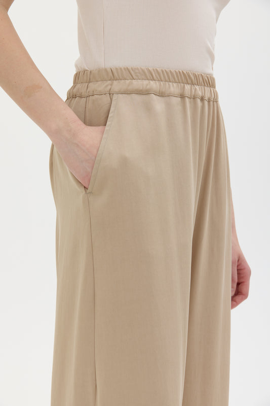 Thea flowy tencel pant - sand