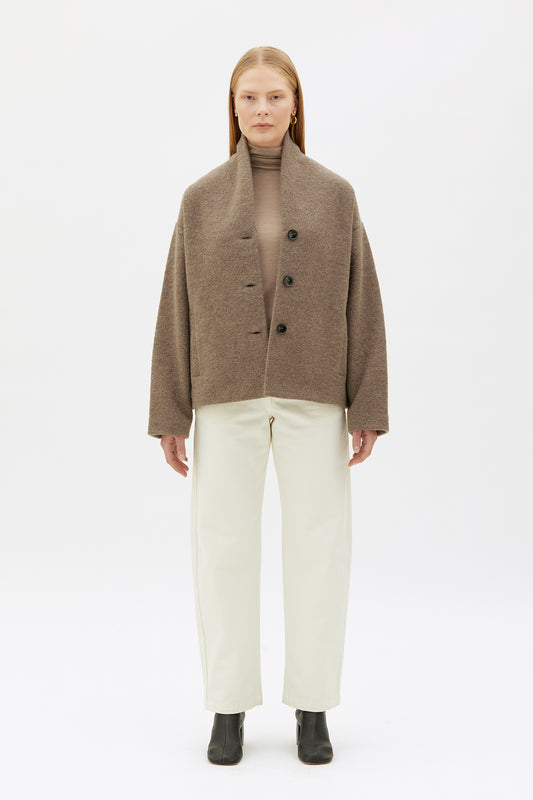 Hale boiled wool jacket