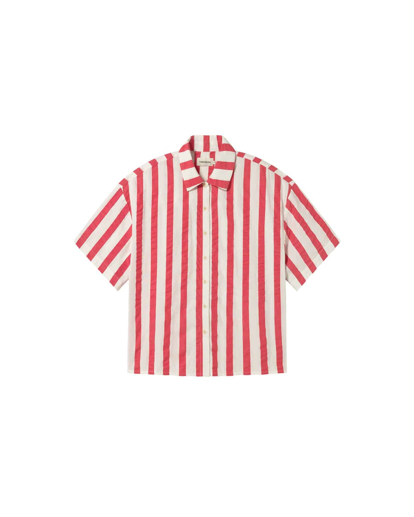 Red maxi stripes anna blouse