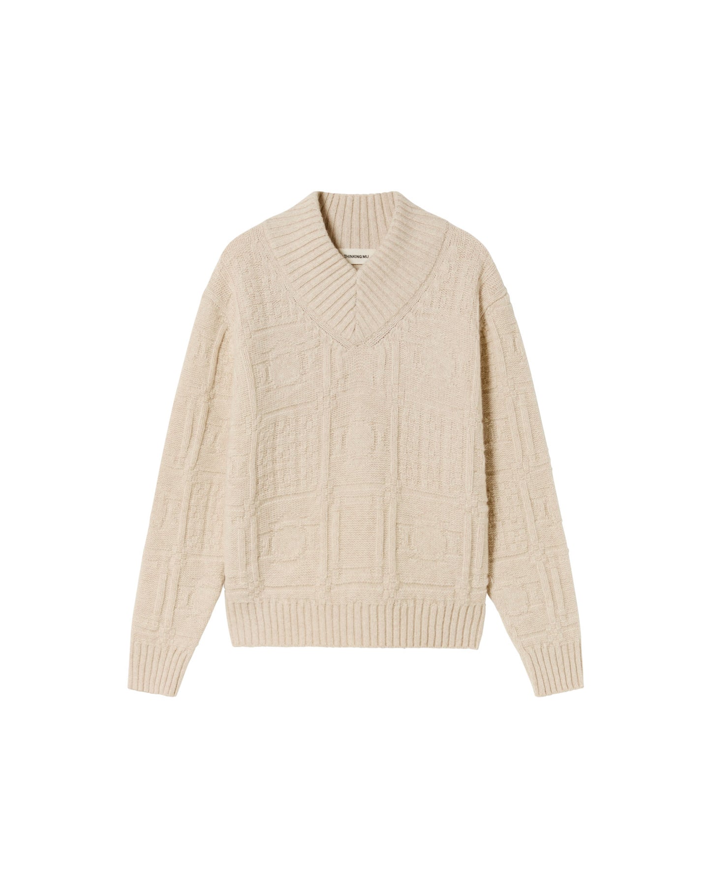 Ecru links miranda knitted sweater