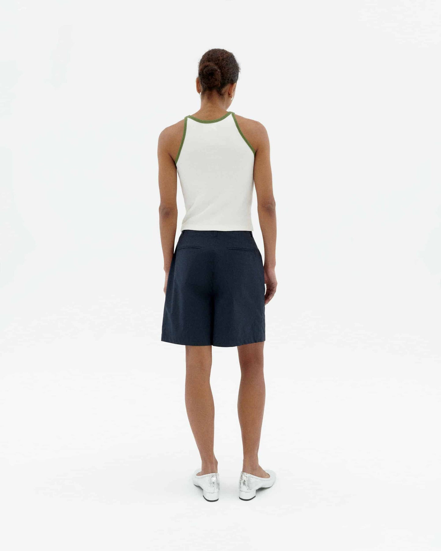 Blue night hemp lia shorts