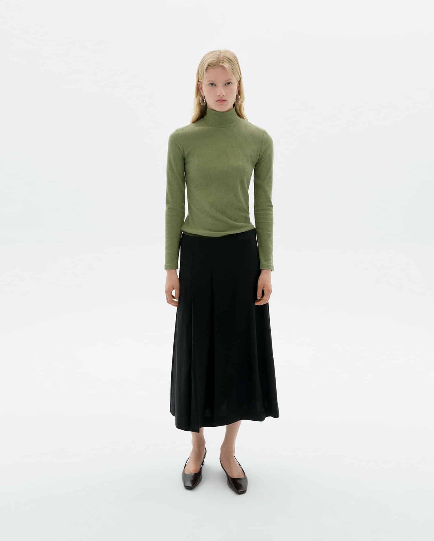 Light eucaliptus hemp aine top
