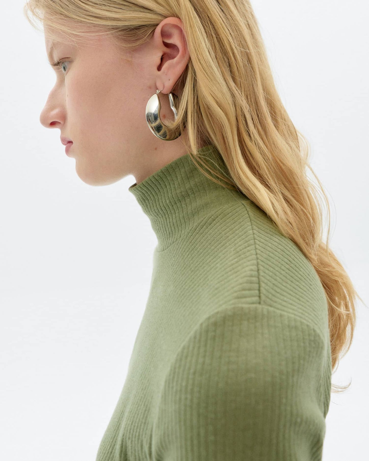 Light eucaliptus hemp aine top
