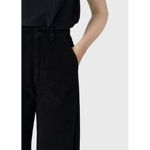 Lydia jumbo corduroy pant - black