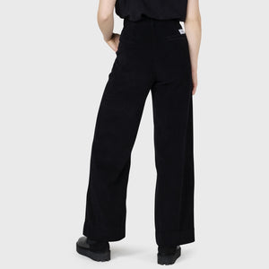 Lydia jumbo corduroy pant - black