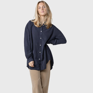 Ofelia lyocell shirt - navy