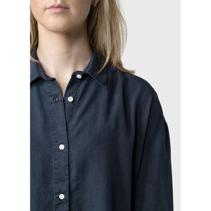 Ofelia lyocell shirt - navy