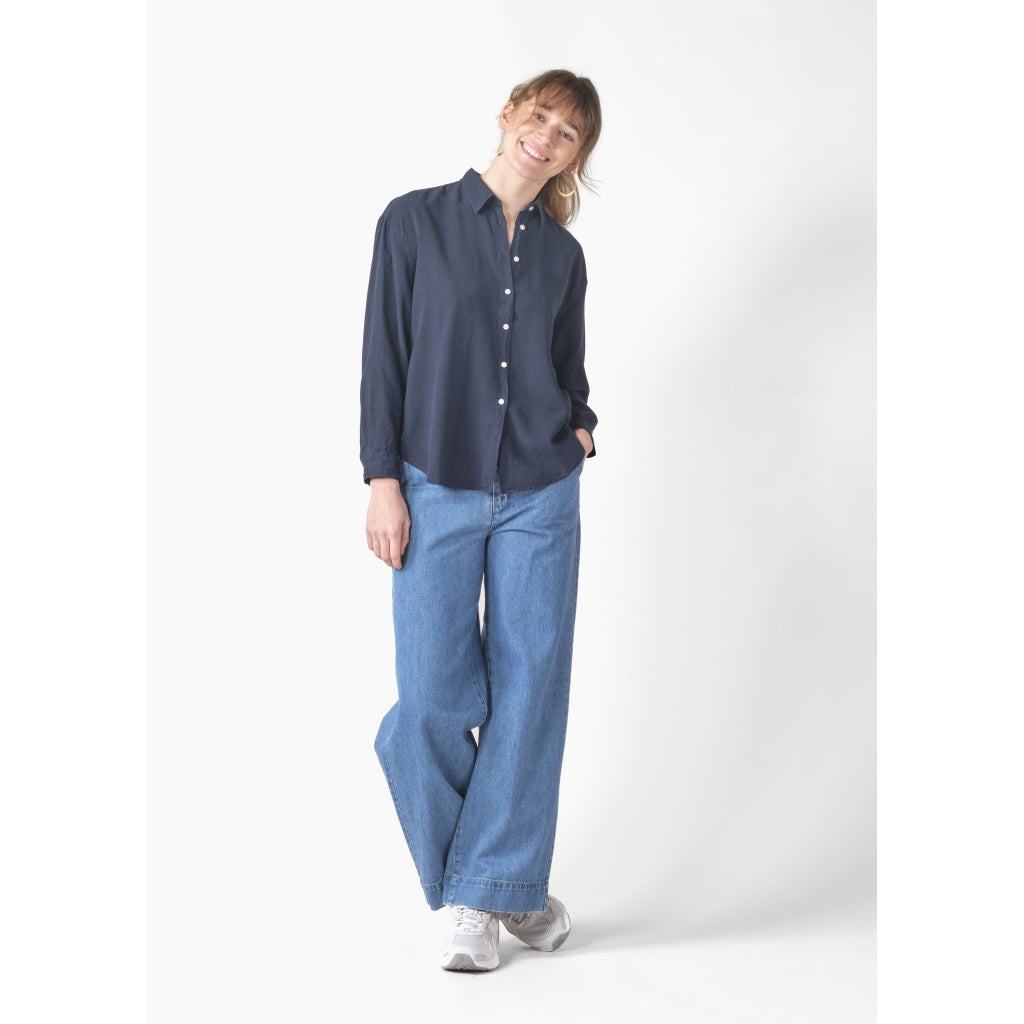 Ofelia short shirt - navy