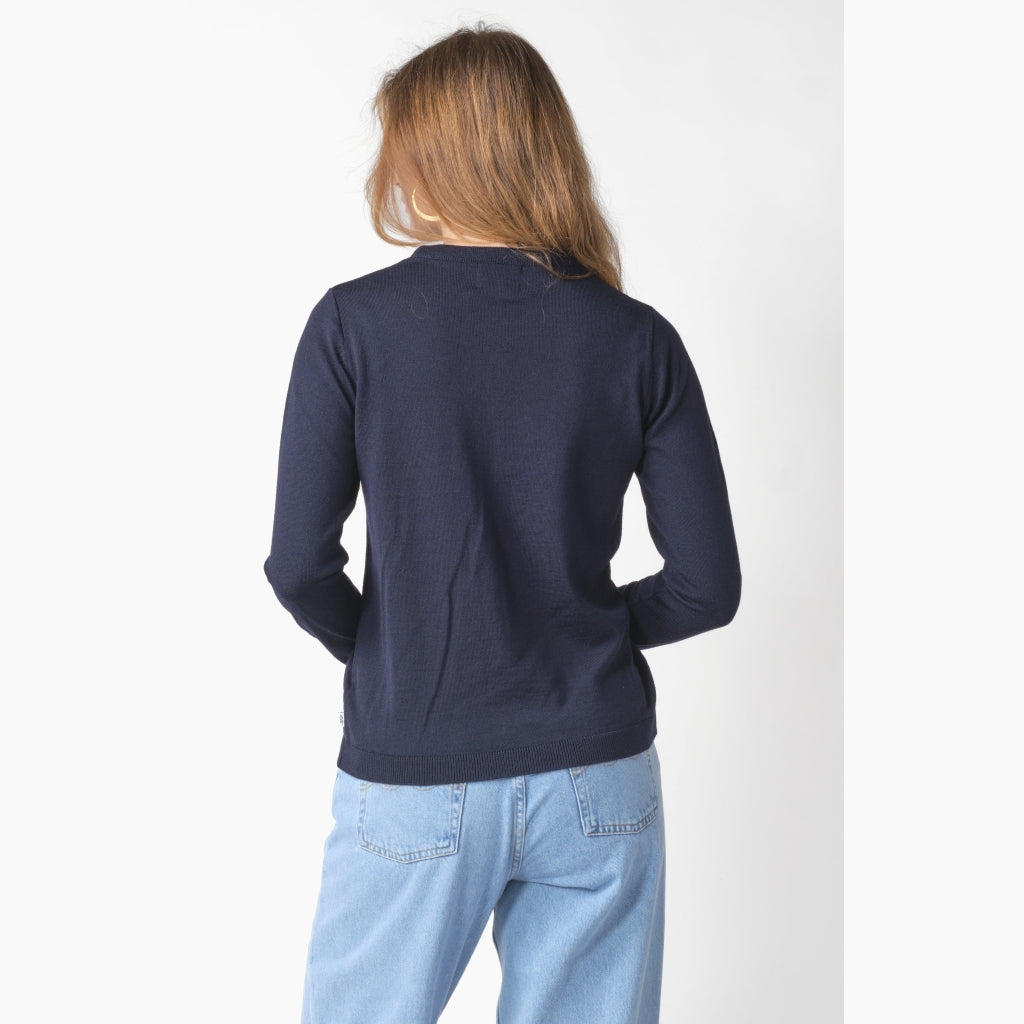 Womens basic merino knit