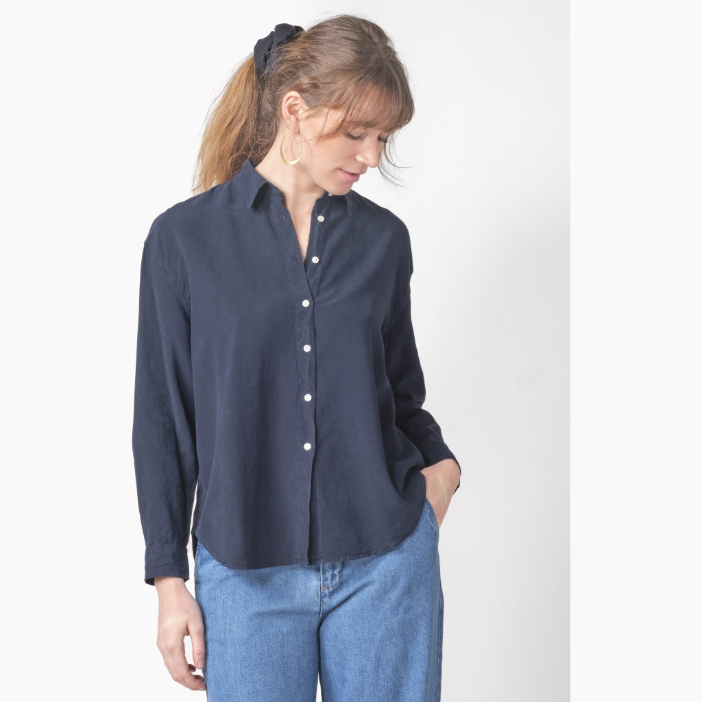 Ofelia short shirt - navy