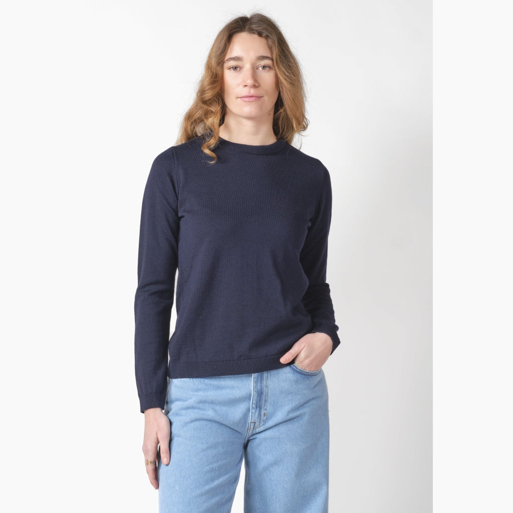 Womens basic merino knit
