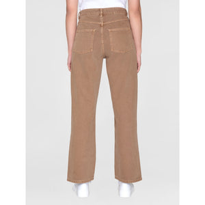 GALE straight mid-rise twill 5-pocket pants
