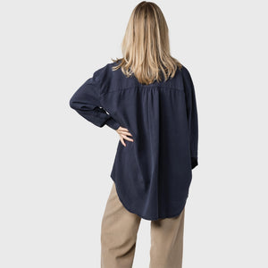 Ofelia lyocell shirt - navy