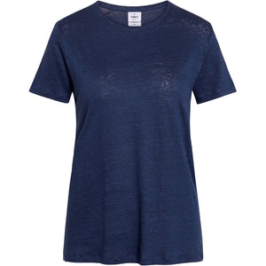 Rikke linen tee - ocean