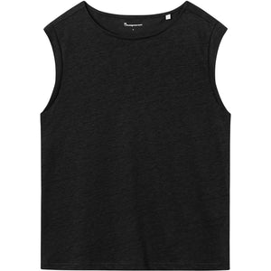 Loose fold up linen t-shirt - GOTS/Vegan