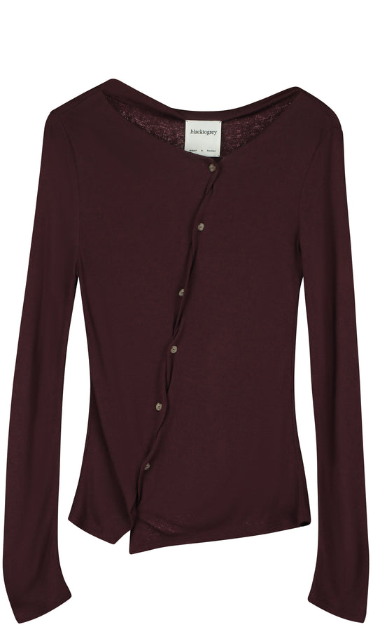 IVES TOP Asymetric Wool Top