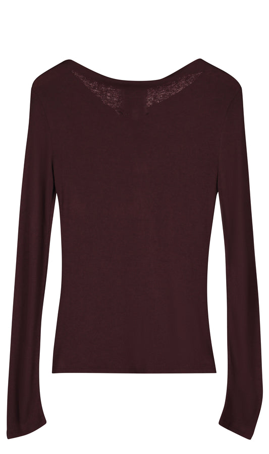 IVES TOP Asymetric Wool Top