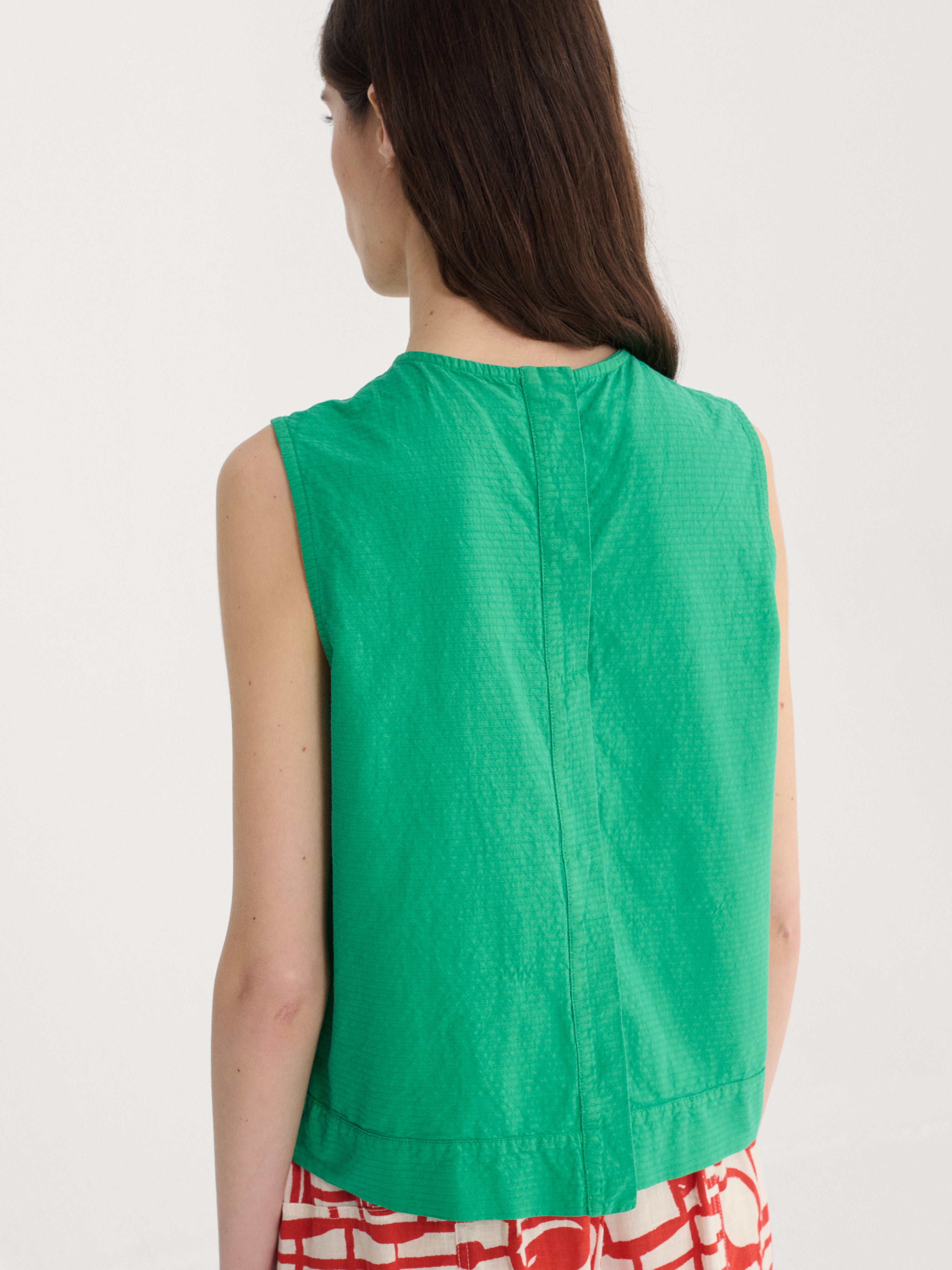 Recycled cotton top