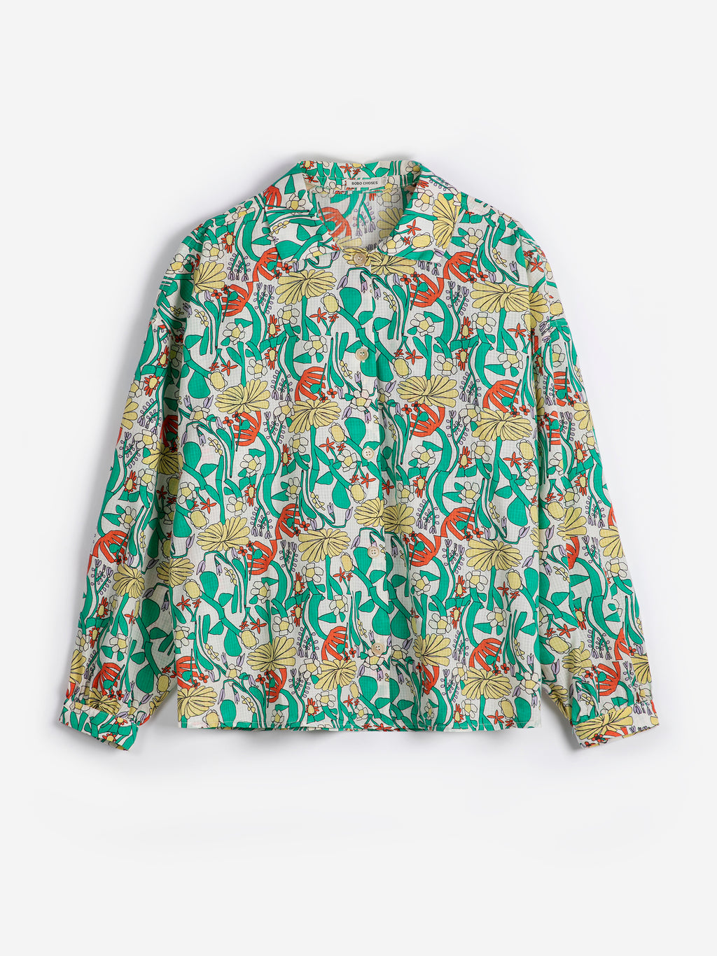 Color Herbalist pattern quilted jacket