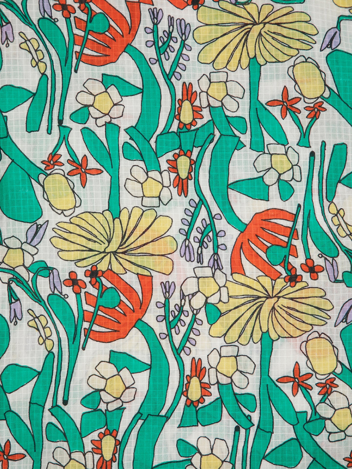 Color Herbalist pattern quilted jacket