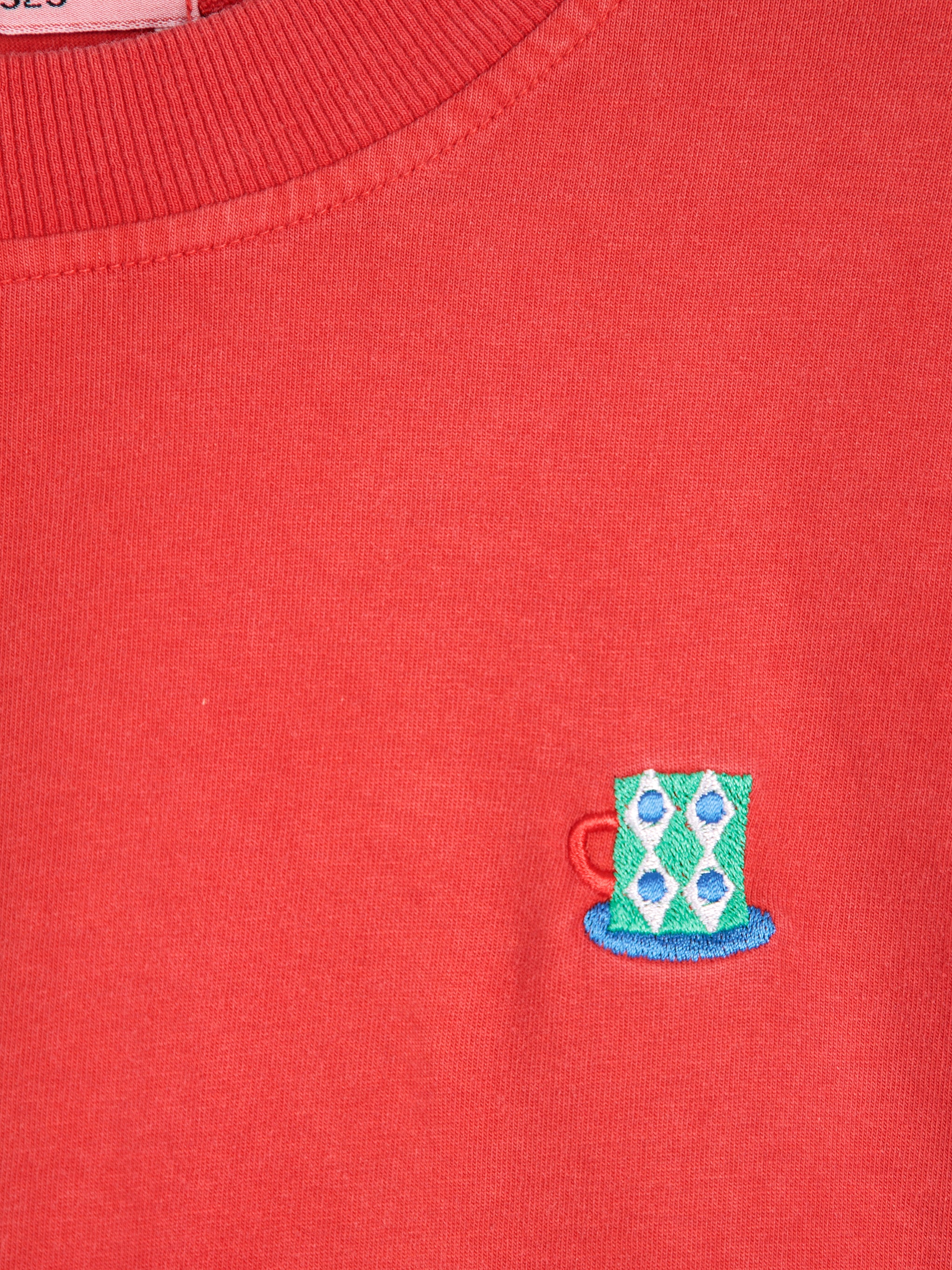 Monster Mug embroidery relaxed T-shirt