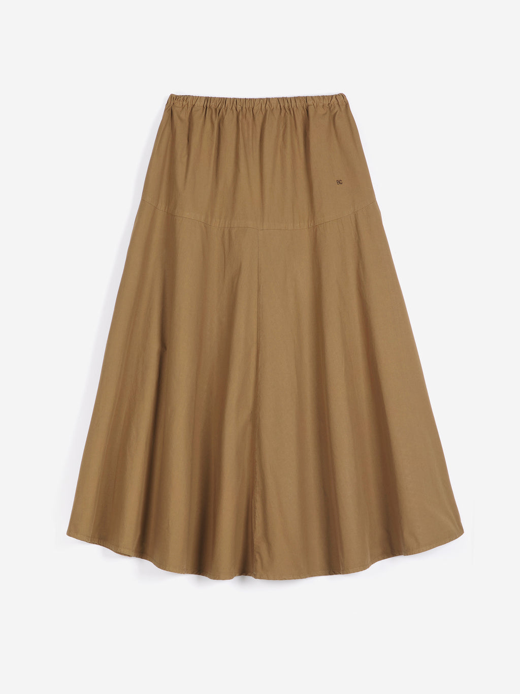 Paper touch evasé skirt