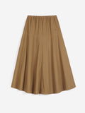 Paper touch evasé skirt