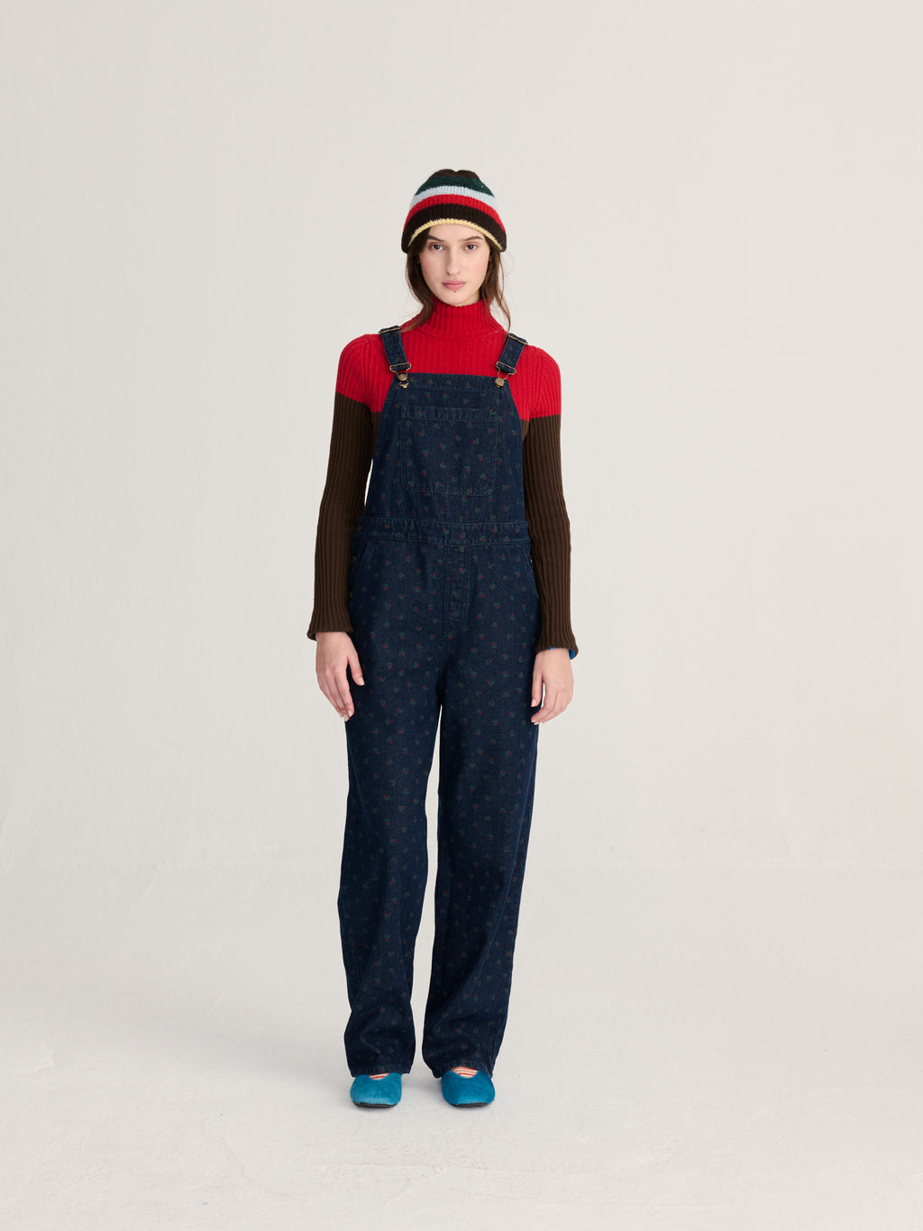 Swamp Whirl all over denim dungaree