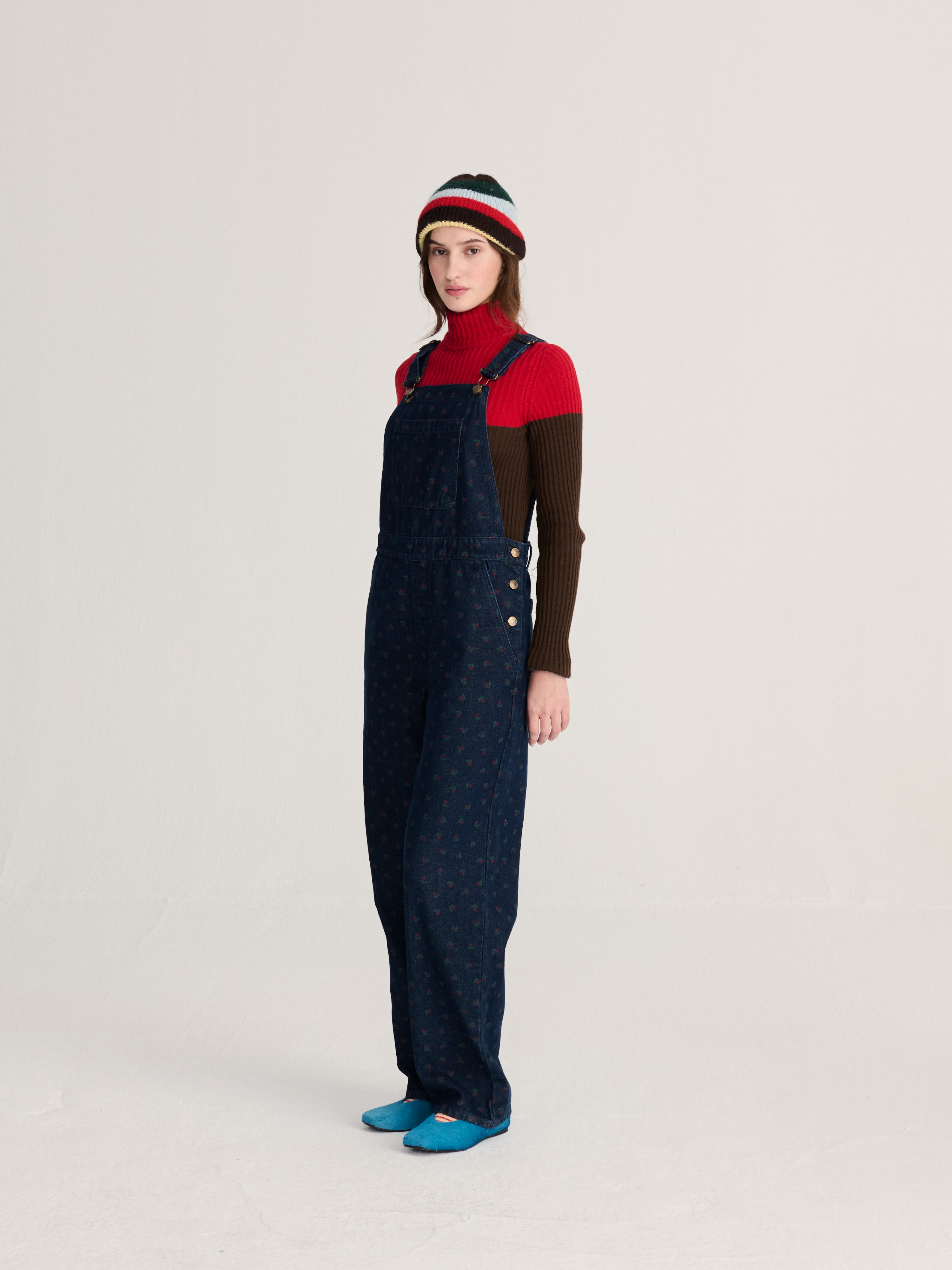Swamp Whirl all over denim dungaree