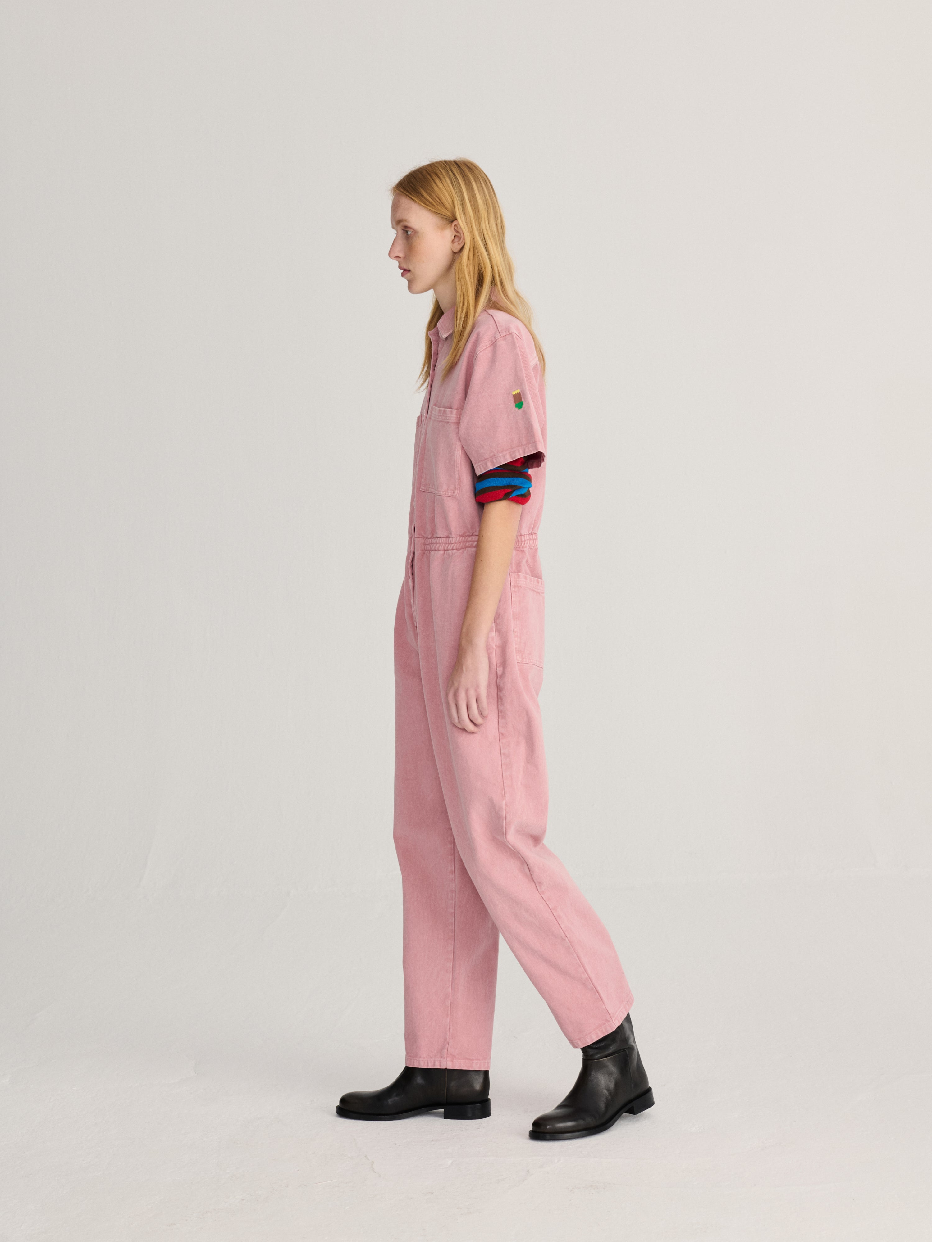 Embroidery twill overall