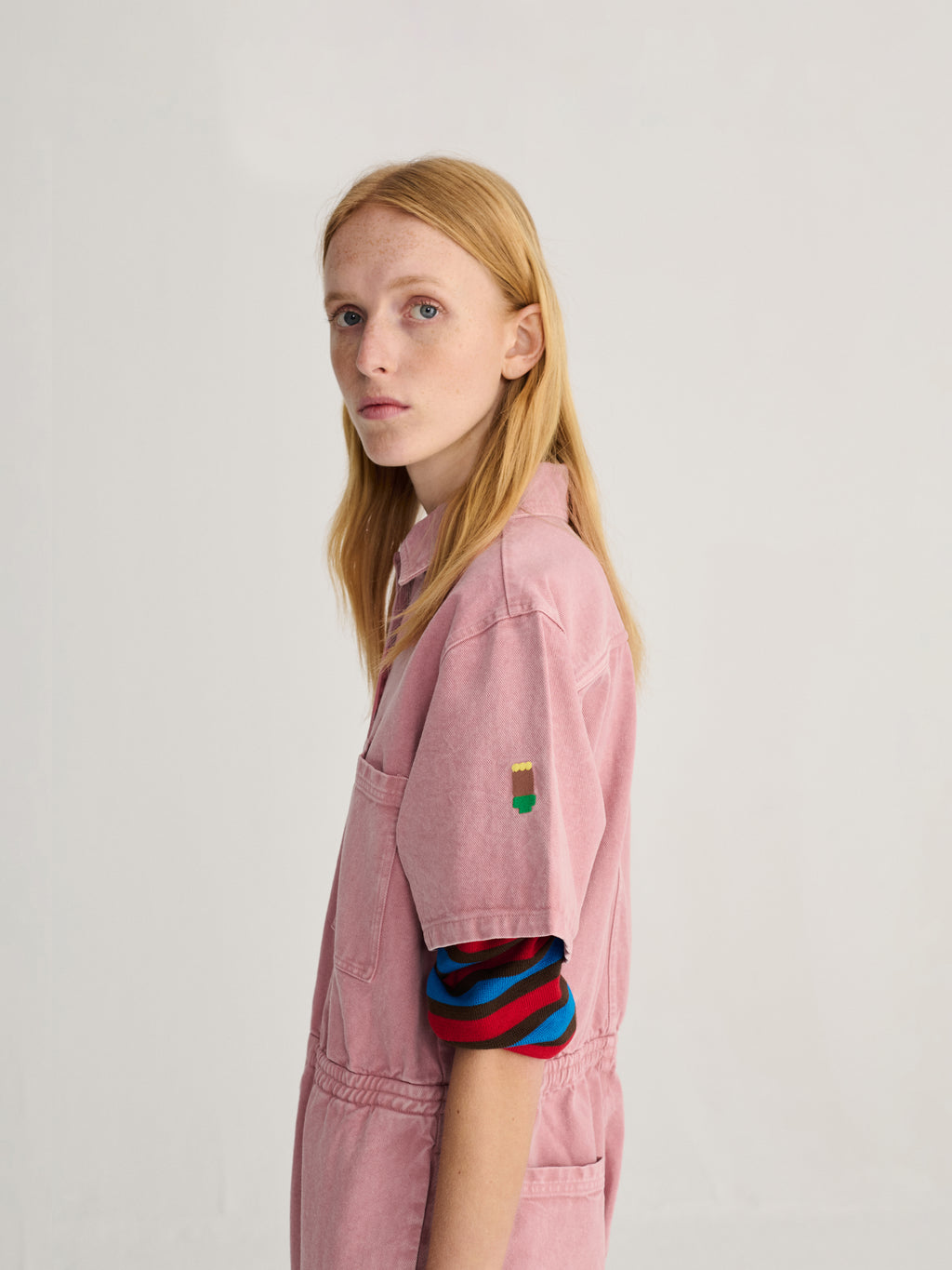 Embroidery twill overall