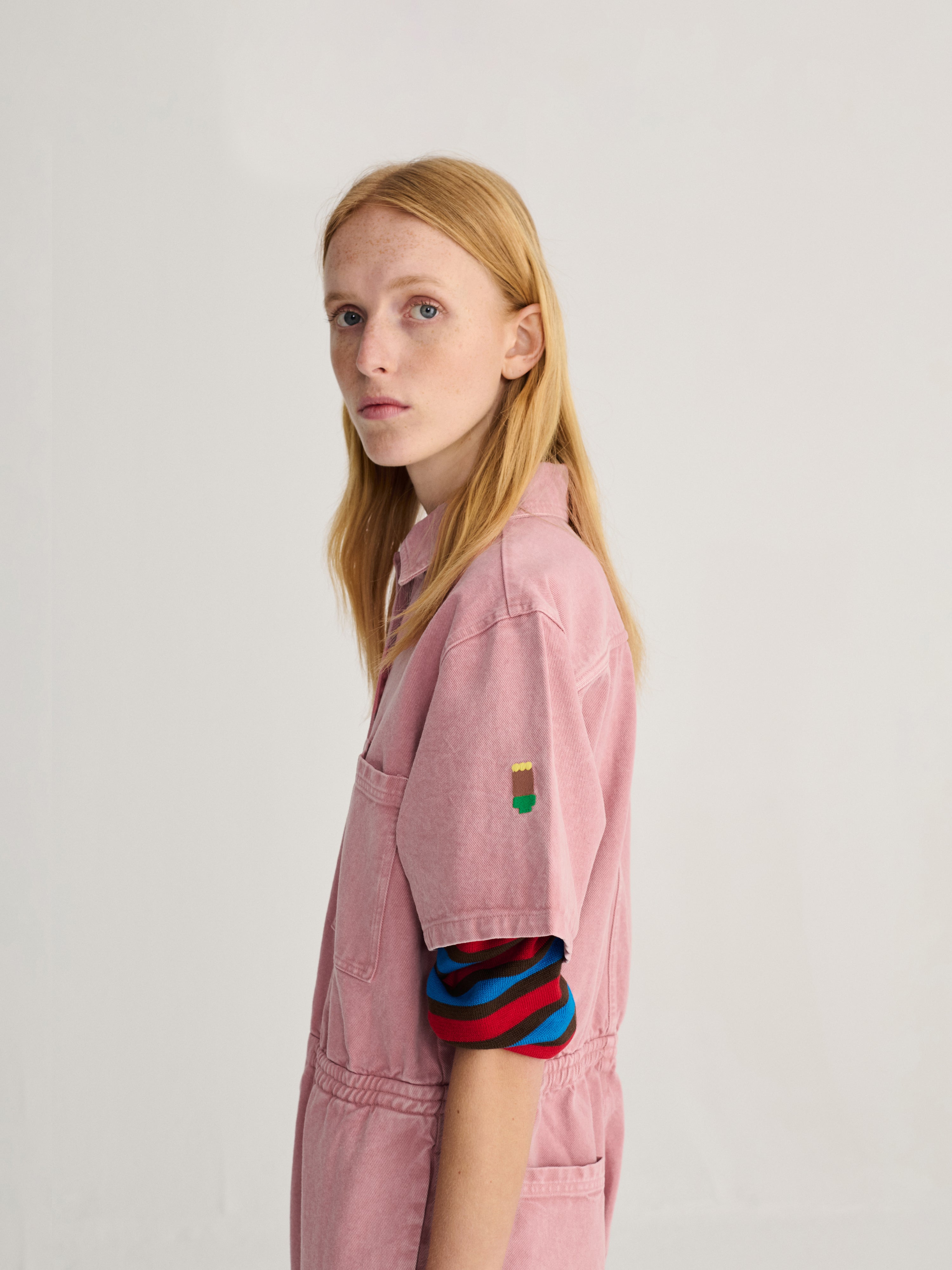 Embroidery twill overall