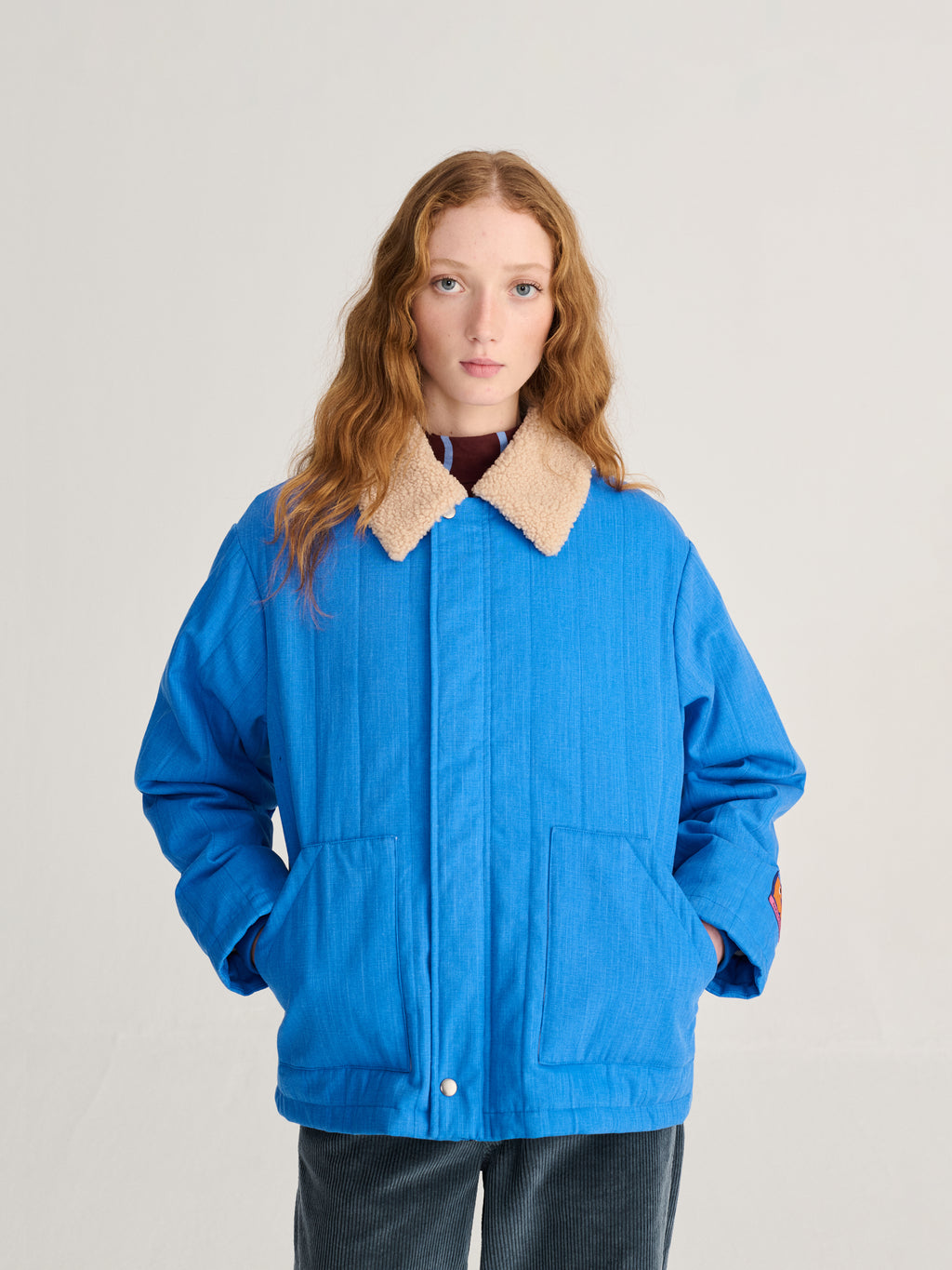 Padded cotton worker jacket