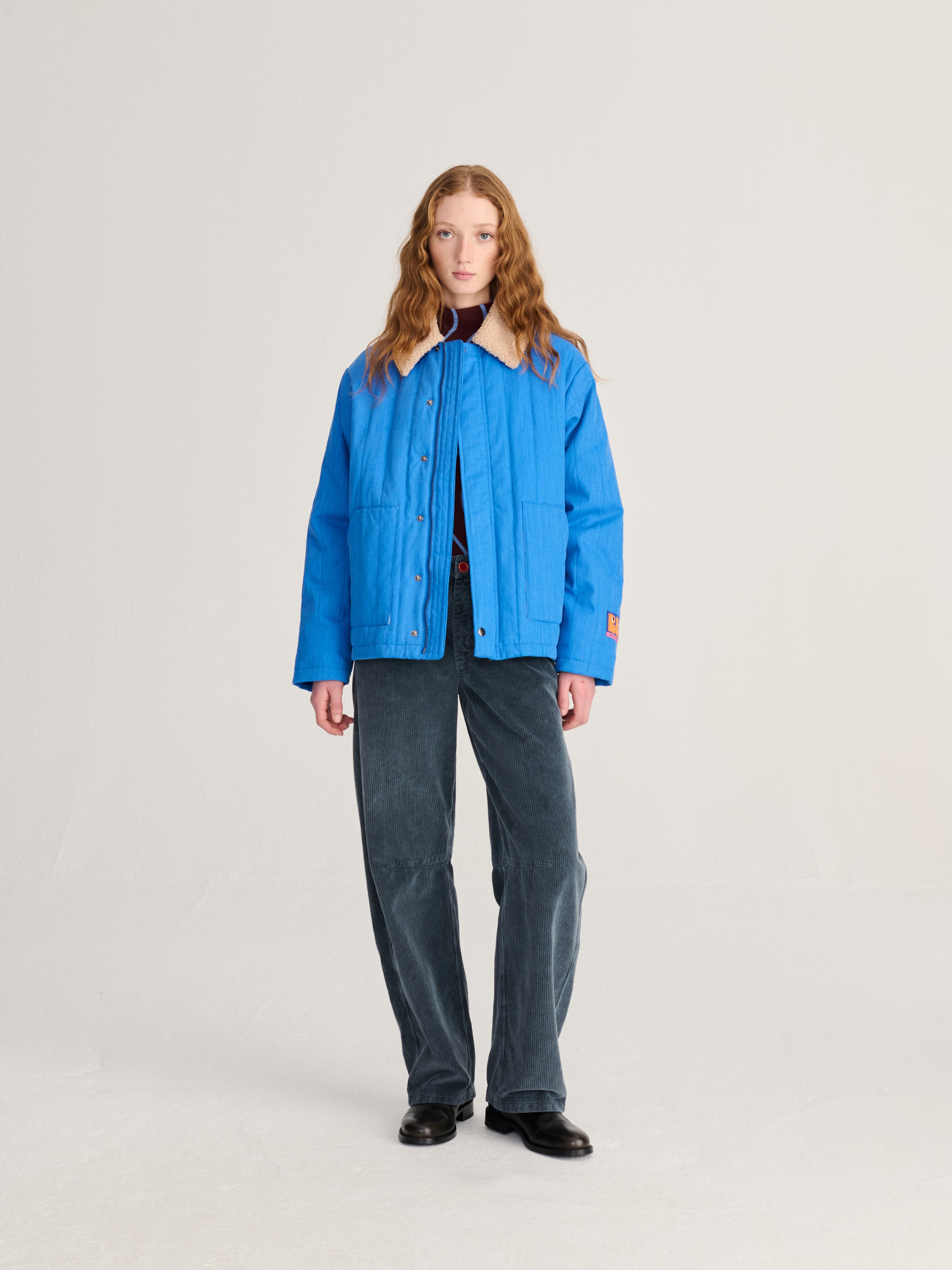 Padded cotton worker jacket