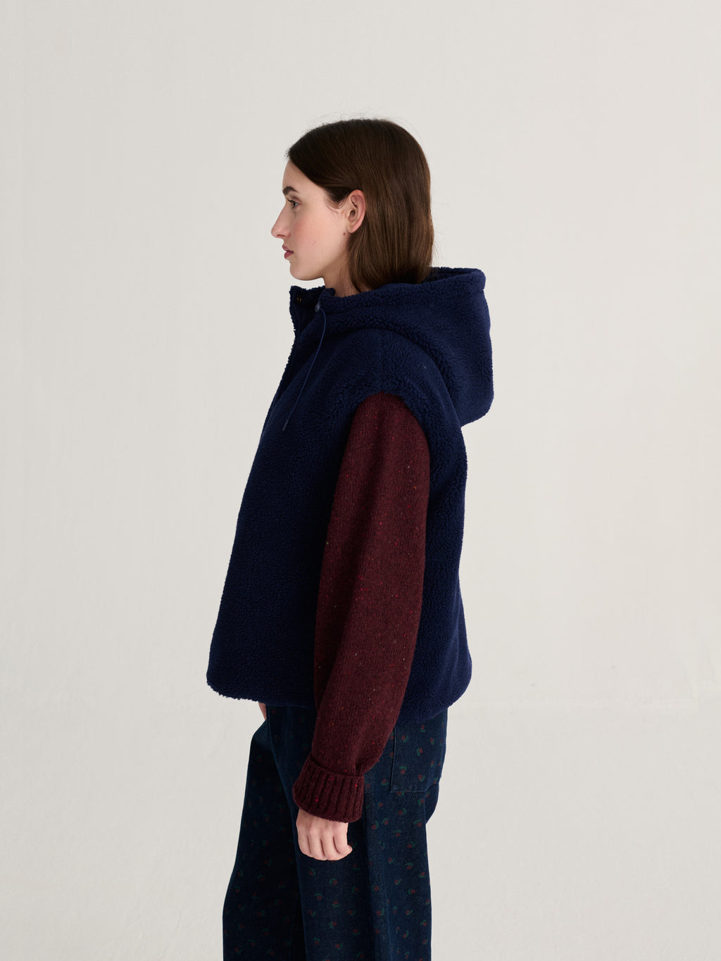 Reversible nylon vest