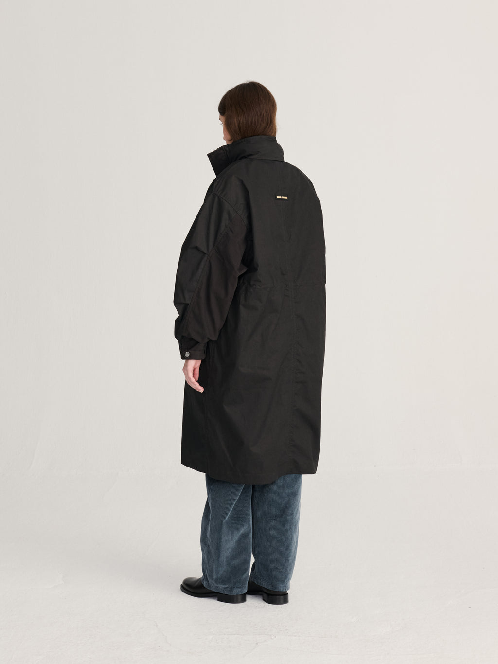 Waxed cotton parka