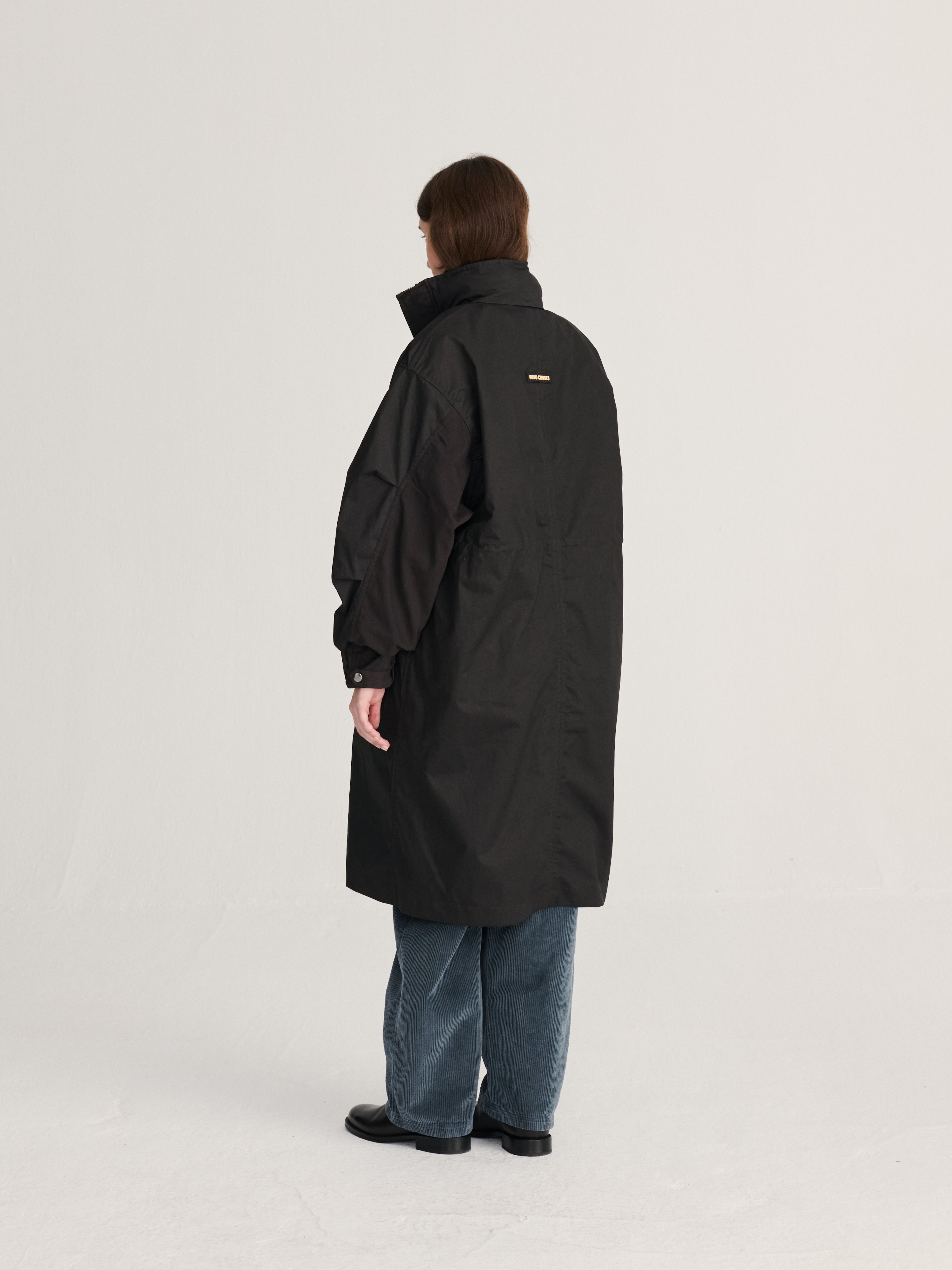 Waxed cotton parka