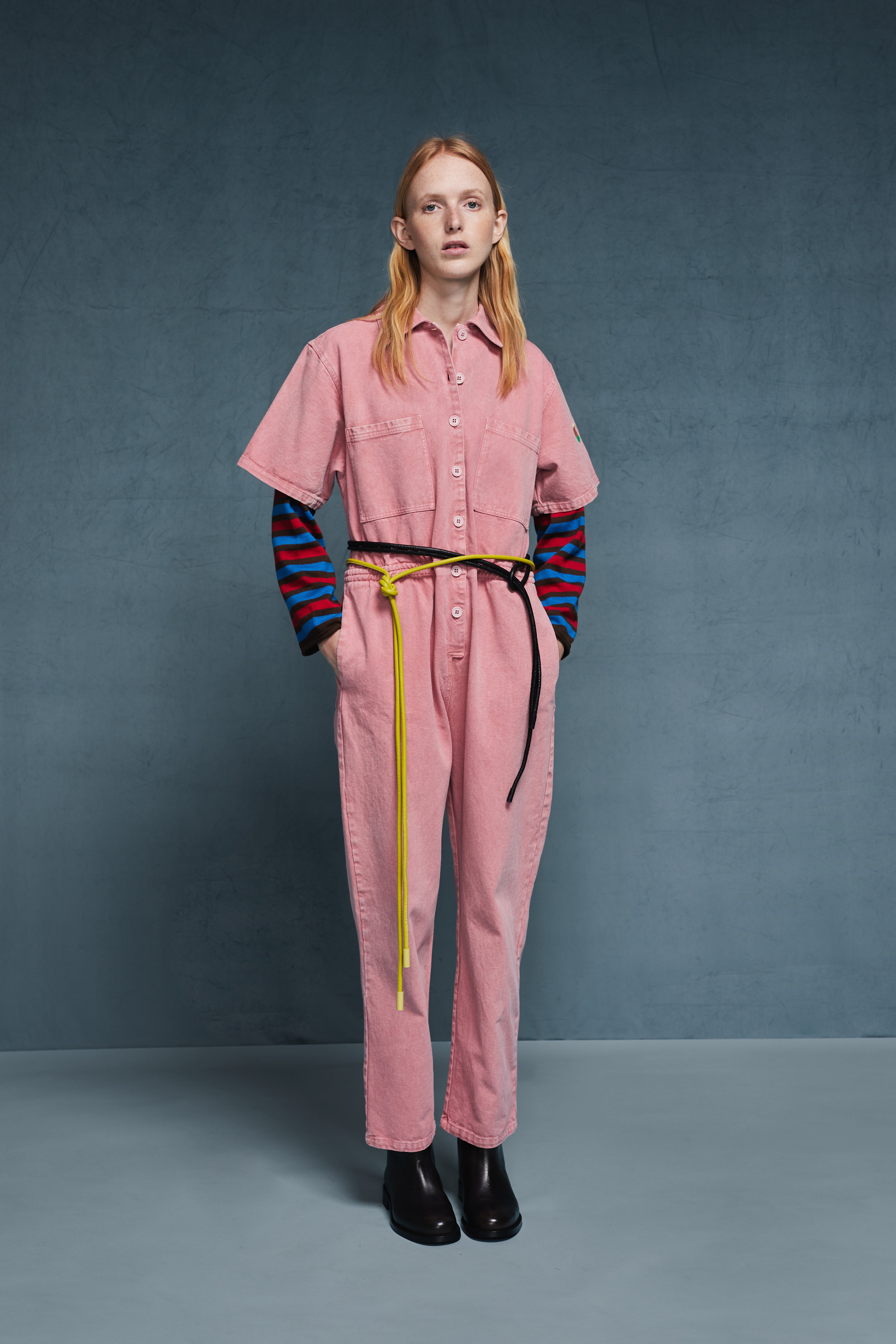 Embroidery twill overall
