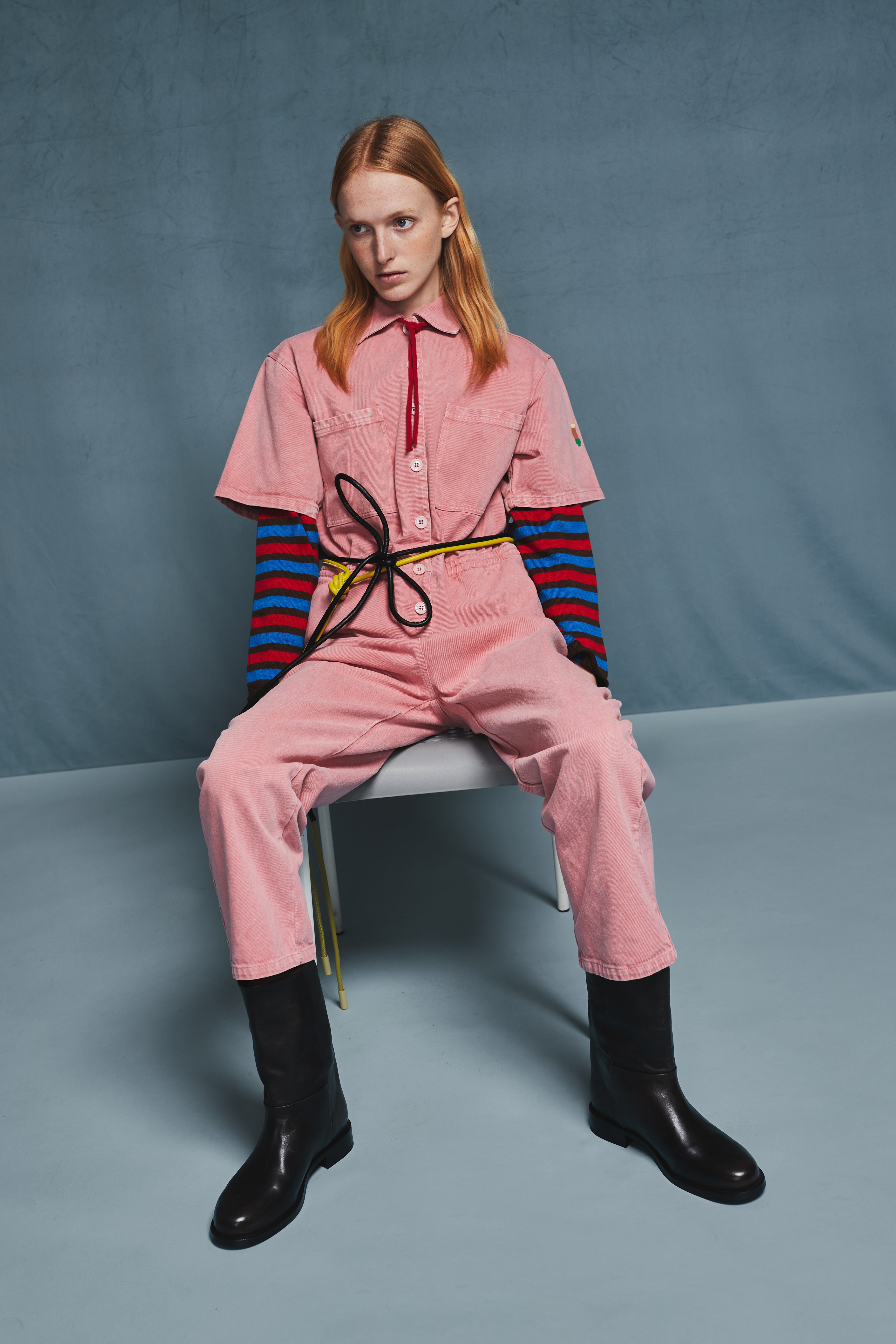 Embroidery twill overall